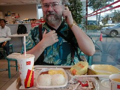 Breakfast Family McDonalds Micronesia Rice Saipan Spam Trips